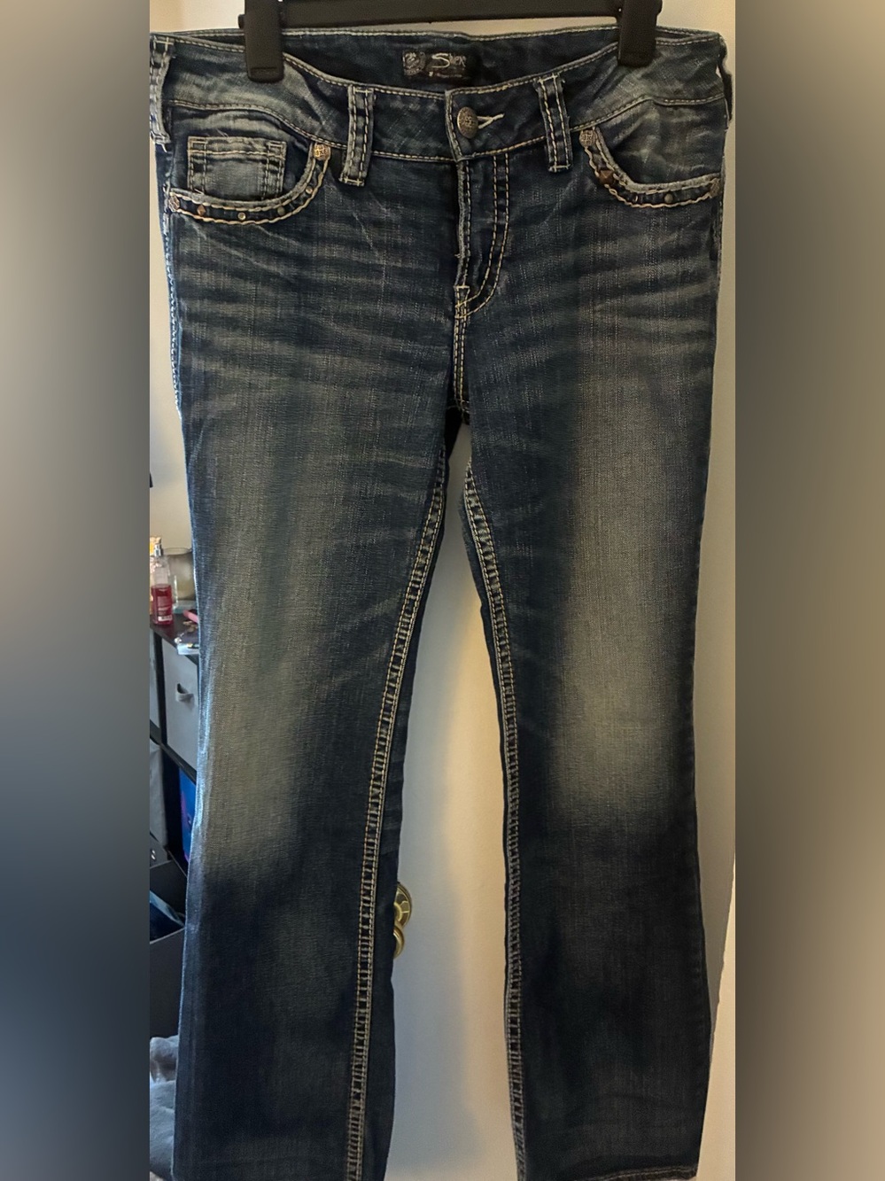 Silver jeans